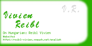 vivien reibl business card